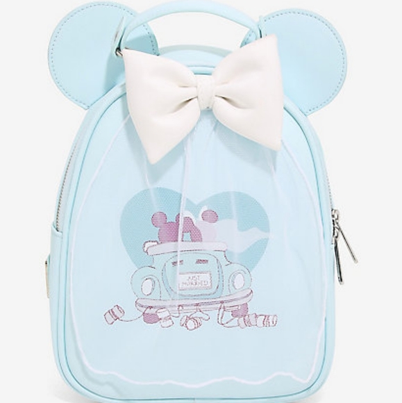 Loungefly Mickey And Minnie Wedding Backpack - Picture 1 of 9